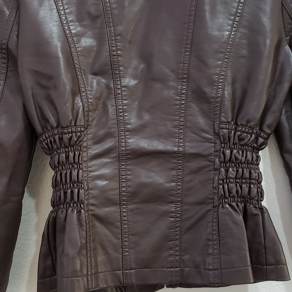 Guess Brown leather jacket - Picture 5 of 5